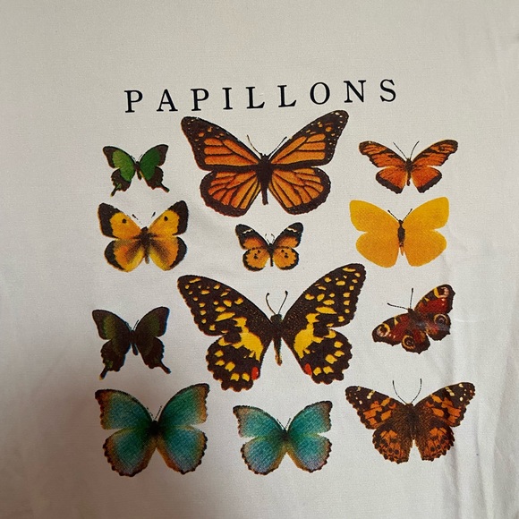Butterfly graphic bodysuit top - Picture 2 of 4